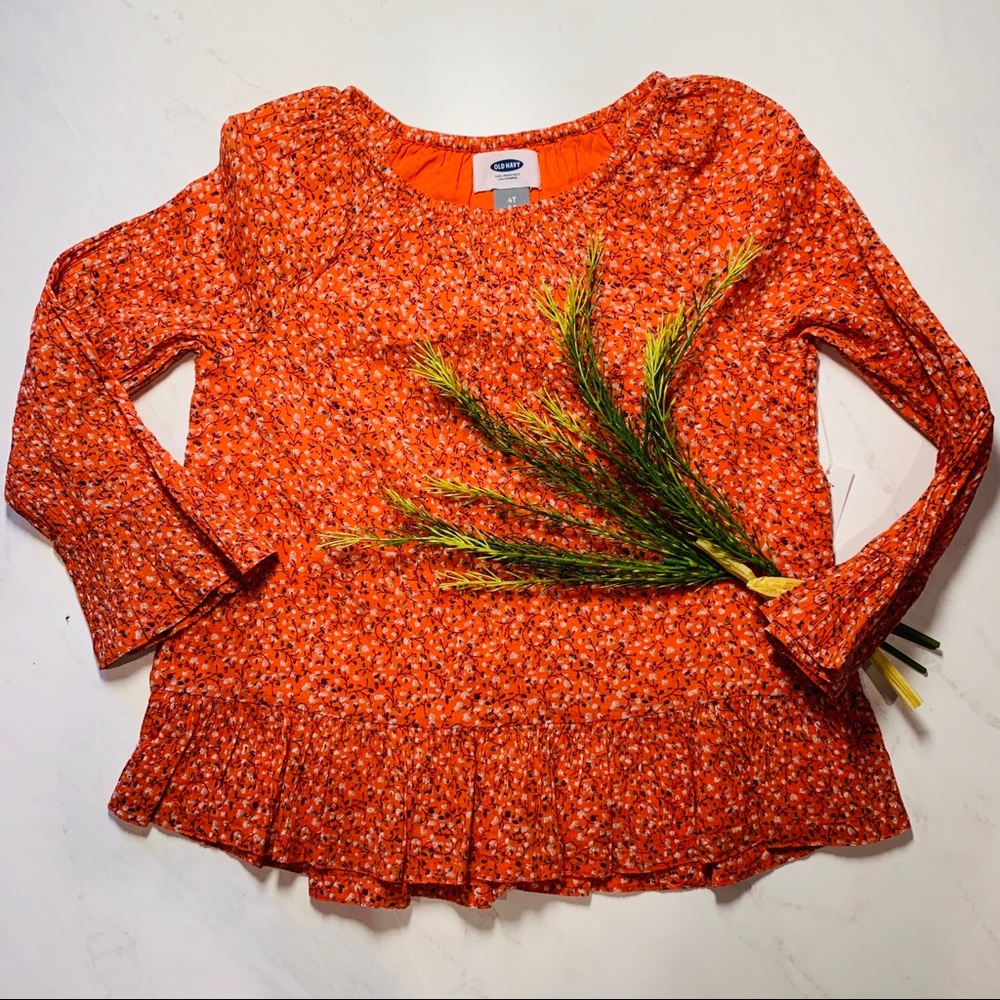 Brand New Old Navy Girls’ Toddler Peasant Top sz4